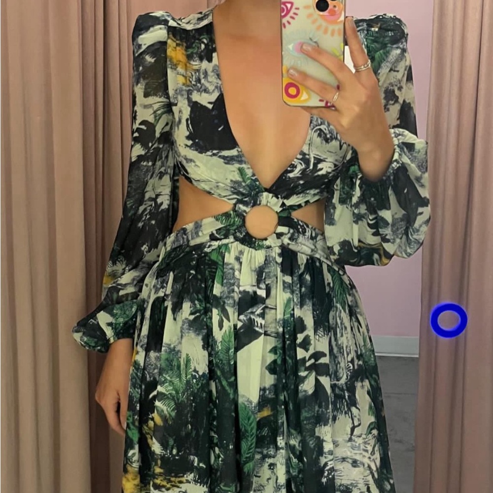 Jungle Green Dress